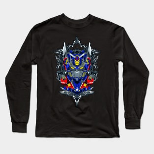 Blue robo Long Sleeve T-Shirt